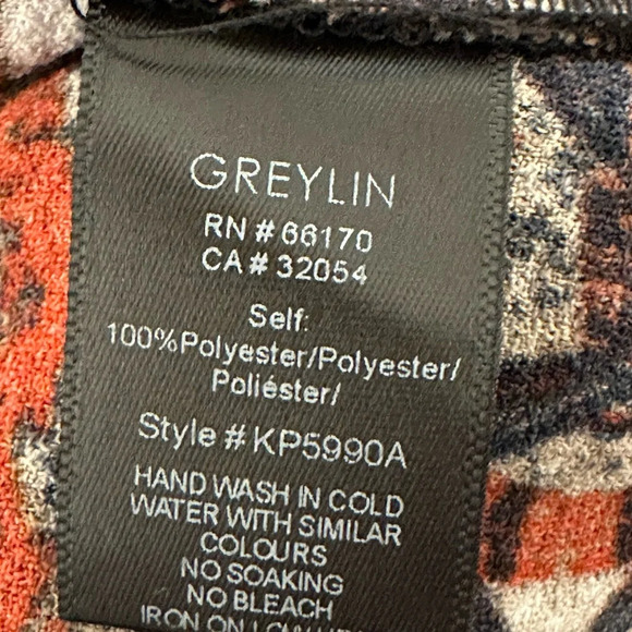 Anthropologie Greylin Macie Wide Leg Jumpsuit Tribal Print Earth Tones Southwest - Picture 14 of 16